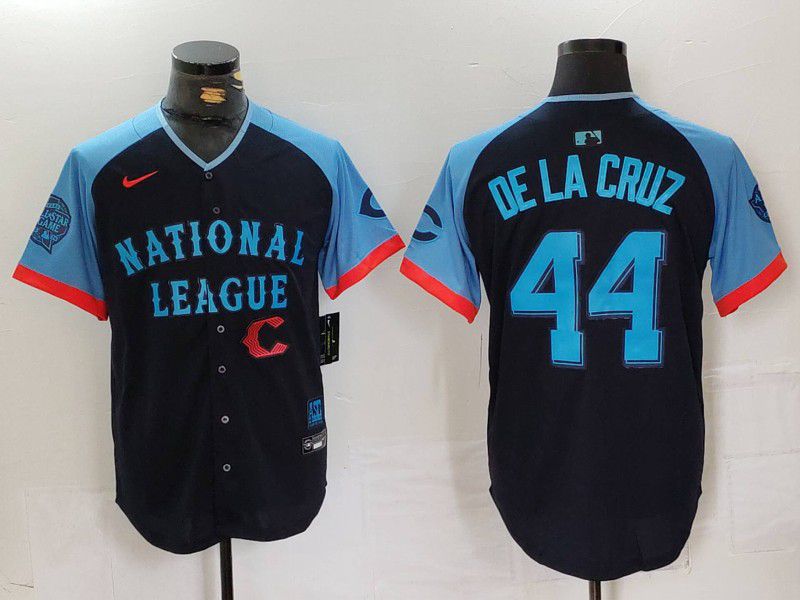 Men Cincinnati Reds #44 Delacruz Blue All star 2024 Nike MLB Jersey style 5->cincinnati reds->MLB Jersey